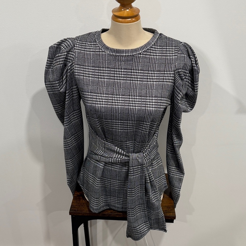 Haute Monde Black and White Top